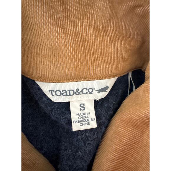 Toad&Co Women's Sheridan Sherpa Vest Navy Blue Size Small - Picture 4 of 9